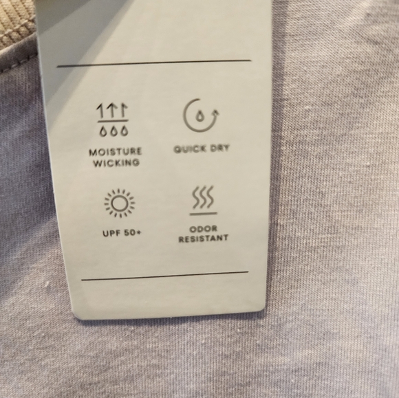 Target All in Motion Gray Cotton Athletic Top Long Sleeve Lightweight Boxy S - Picture 8 of 11